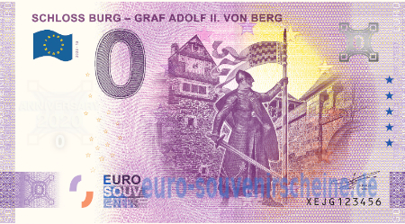 XEJG-2022-15 SCHLOSS BURG - GRAF ADOLF II. VON BERG 