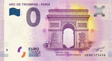 UEBE-2018-2 ARC DE TRIOMPHE - PARIS CENTRE DES MONUMENTS NATIONAUX