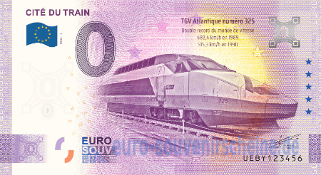 UEBY-2022-3 CITÉ DU TRAIN TGV ATLANTIQUE NUMÉRO 325