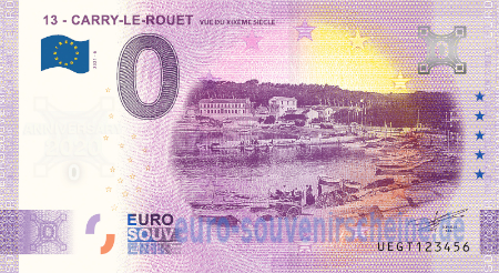 UEGT-2021-6 13 - CARRY-LE-ROUET VUE DU XIXÈME SIÈCLE