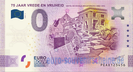 PEAX-2020-2 75 JAAR VREDE EN VRIJHEID HOTEL DE WERELD WAGENINGEN 5 MEI 1945